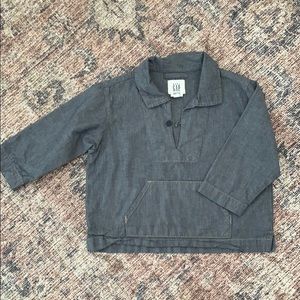 Chambray Pullover Top